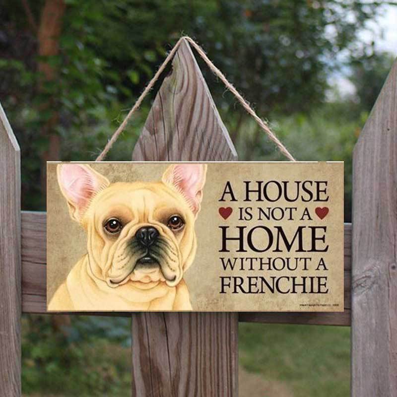 Wooden Dog Hanging Decoration