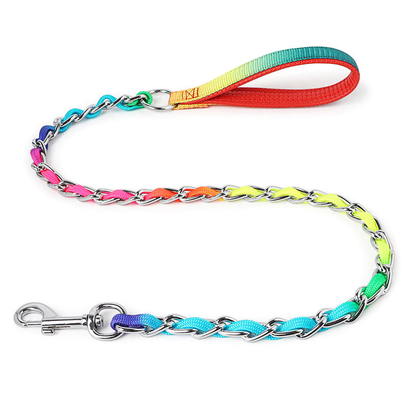 Ulysses Rainbow Metal Dog Leash