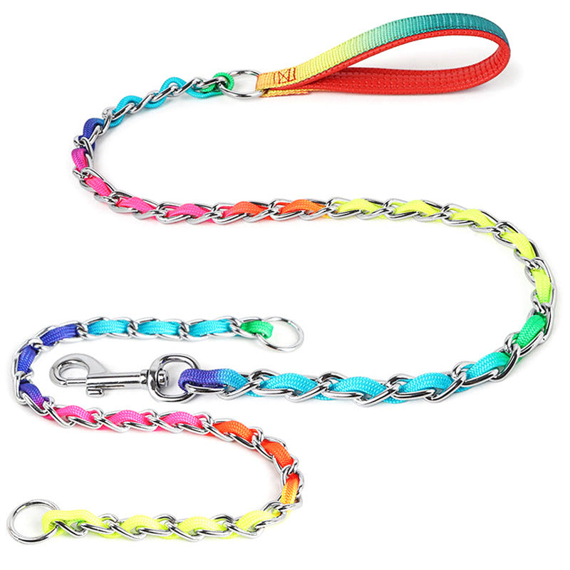 Ulysses Rainbow Metal Dog Leash