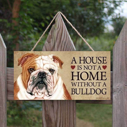 Wooden Dog Hanging Decoration