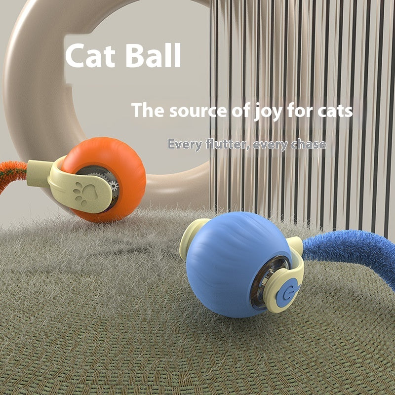 Automatic Pets Drag Ball Toy – Cat Teasing & Relief Toy