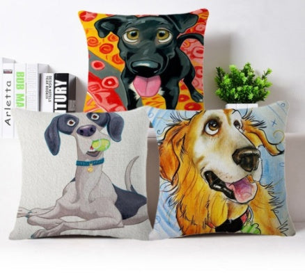 Cartoon dog pillowcase