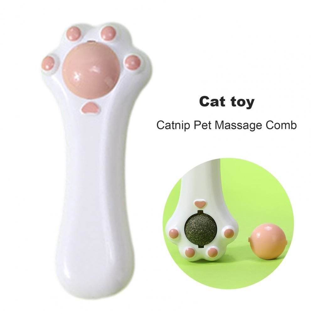 Cartoon Design Dual-Purpose Cat Toy – Massage Comb & Dental Care Toy