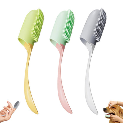 Dog & Cat Finger Toothbrush – Silicone Oral Cleaning Tool for Pets