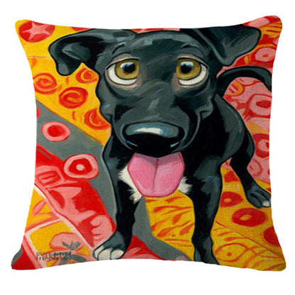 Cartoon dog pillowcase