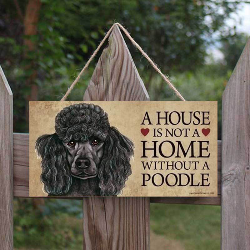 Wooden Dog Hanging Decoration