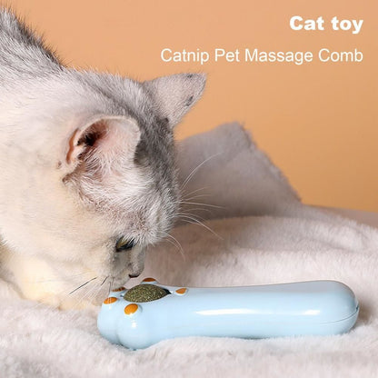 Cartoon Design Dual-Purpose Cat Toy – Massage Comb & Dental Care Toy