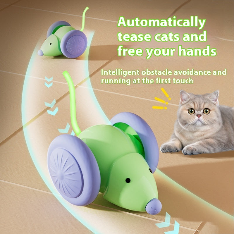 Self-Hi Cat Running Car – Electric Toy for Stress Relief