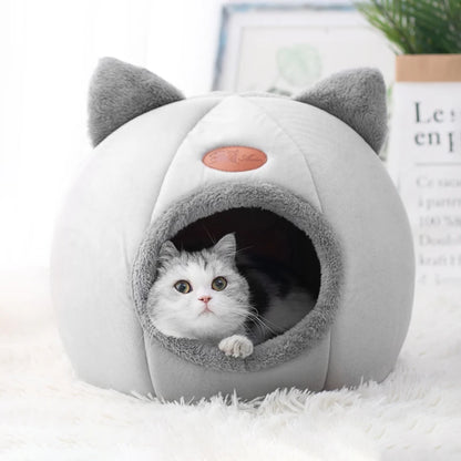 New Deep Sleep Comfort Winter Cat, Dog Bed Little Mat Basket Small Dog House Pet Tent Cozy Cave Nest Indoor Cama Gato.