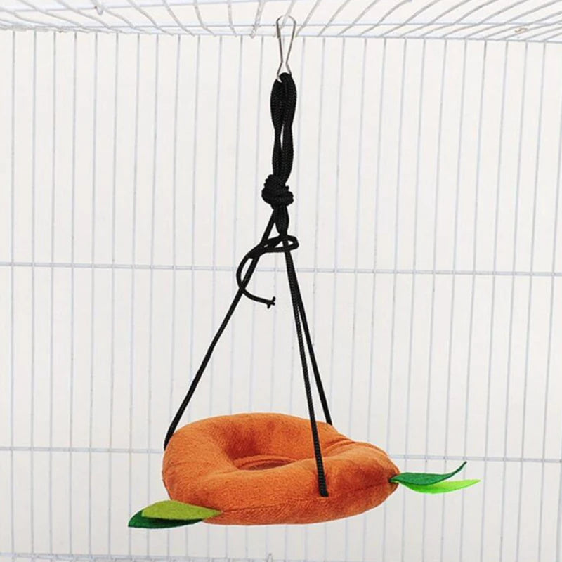 Creative hamster cage hammock, small pet tunnel log, and toy house for hamsters, chinchillas, and squirrels. Ideal pet accessories for small animals.