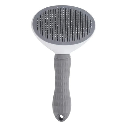 Pet Dog Brush & Cat Comb - Self Cleaning Grooming Tool