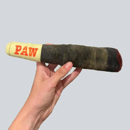 Funny Interactive Dog Toys - Cigar Design Plush Squeaky Pet Toy