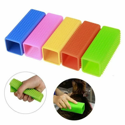 Pet Dog Cat Rubber Silicone Hair Remover