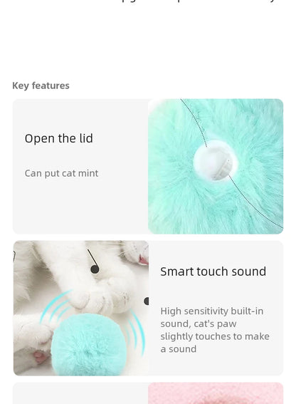 Smart Cat Toys Plush Electric Catnip Training Toy