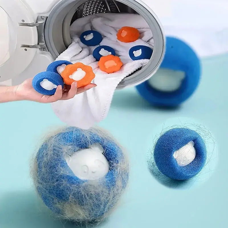 Pet Hair Remover Reusable Laundry Ball - Cat & Dog Fur Lint Catcher