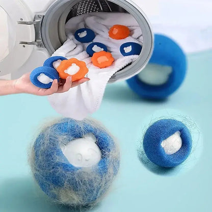 Pet Hair Remover Reusable Laundry Ball - Cat & Dog Fur Lint Catcher