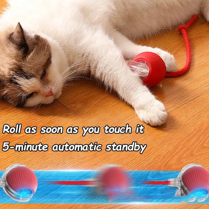 Pet Toy Interactive Automatic Rolling Bouncing Ball Cat Dog Boredom Relief Toys Pet Training Supplies