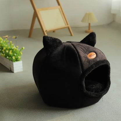 New Deep Sleep Comfort Winter Cat, Dog Bed Little Mat Basket Small Dog House Pet Tent Cozy Cave Nest Indoor Cama Gato.