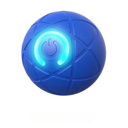 Smart Dog Toy Ball USB Automatic Moving Bouncing Ball Dog Toy Rechargeable Bite-Resistant Dog Ball Electric Interactive Pet Toy