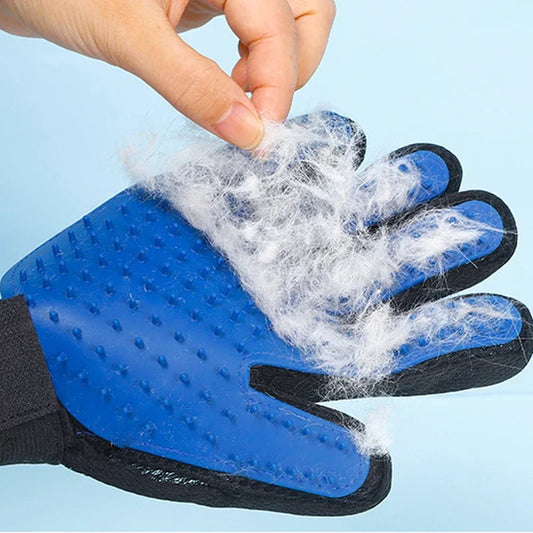 Silicone Pet Gloves - Hair Removal Brush for Cats & Dogs