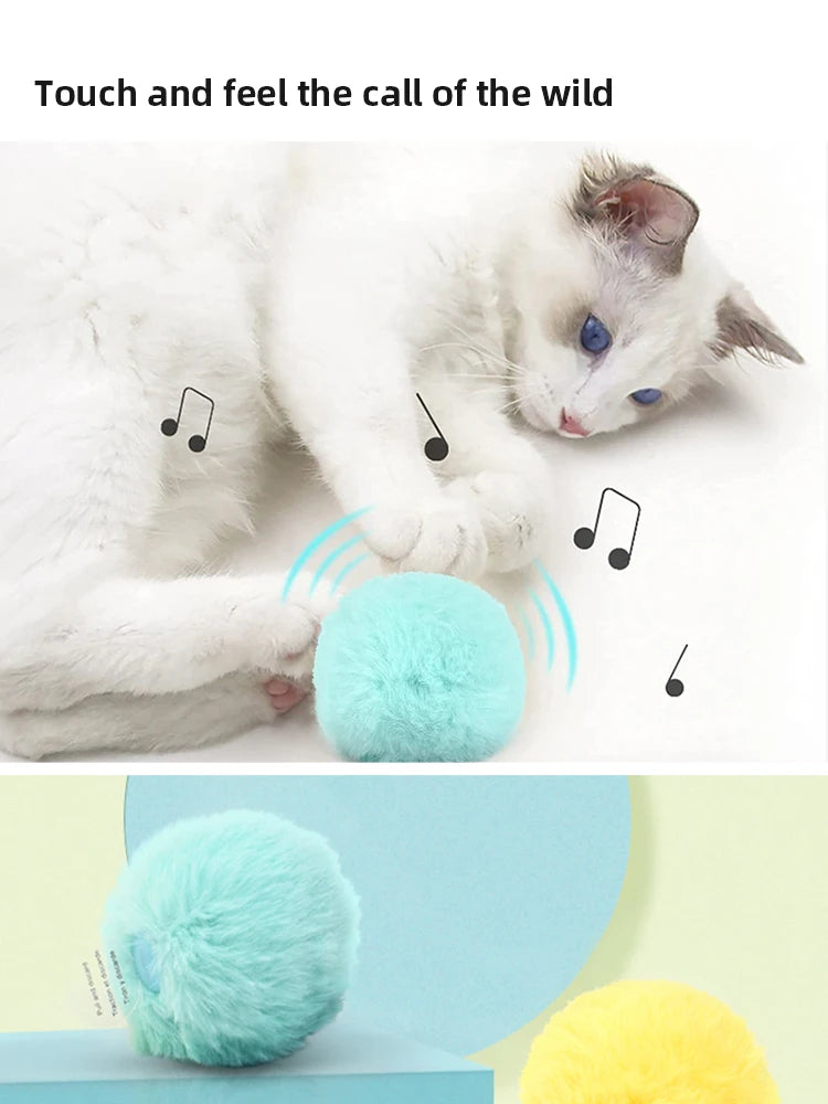 Smart Cat Toys Plush Electric Catnip Training Toy