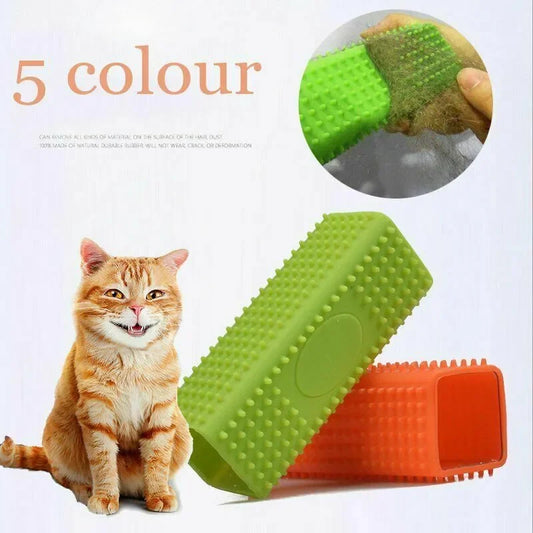 Pet Dog Cat Rubber Silicone Hair Remover