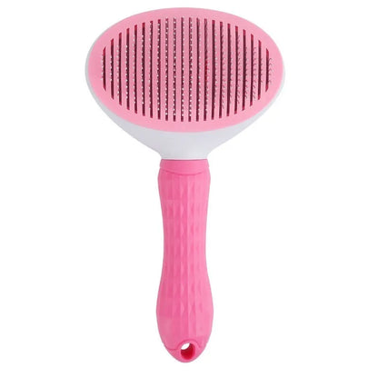 Pet Dog Brush & Cat Comb - Self Cleaning Grooming Tool