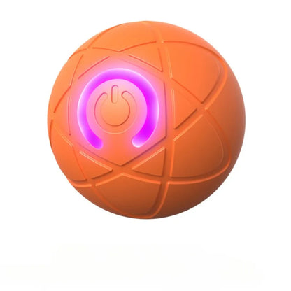 Smart Dog Toy Ball USB Automatic Moving Bouncing Ball Dog Toy Rechargeable Bite-Resistant Dog Ball Electric Interactive Pet Toy