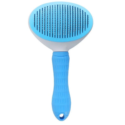 Pet Dog Brush & Cat Comb - Self Cleaning Grooming Tool