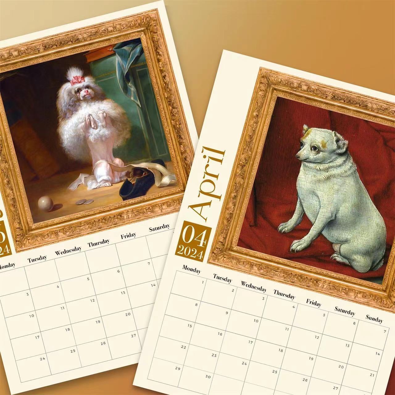 Medieval Dog Calendar