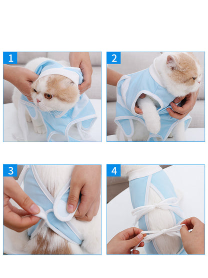 Summer Cat Clothes – Lightweight Pet Care Suit