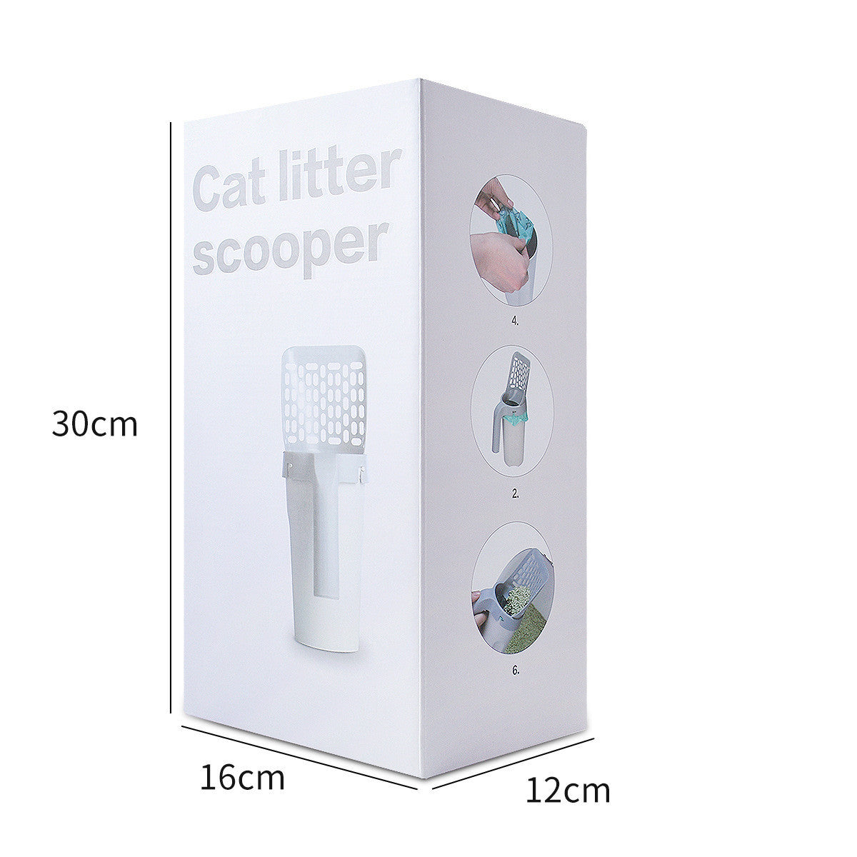 Plastic Cat Litter Scoop – Pet Care Sand Waste Cleaning Tool